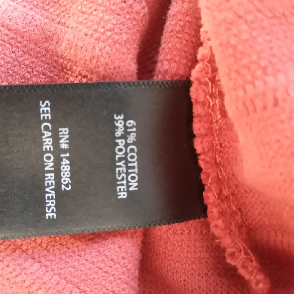 Torrid 00 (M-L) Red Terracotts Rib Button Midi Top